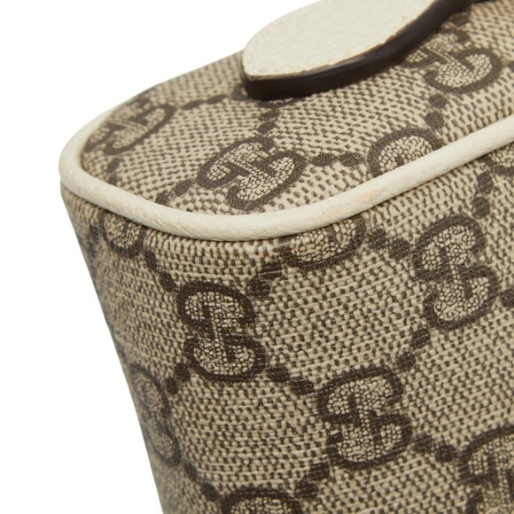 GUCCI Authentic Brown Leather Shoulder Bag - Picture 6 of 11